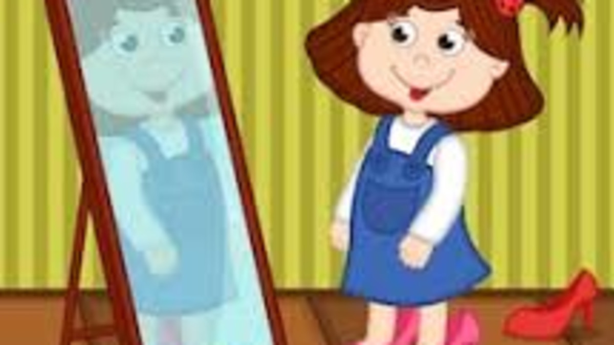 Mirror! Mirror! on the Wall–a Kids Poem - LetterPile, image size:1200x675